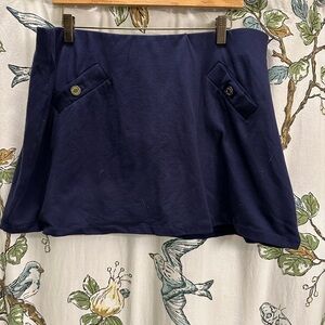 XL EUC navy Madison skort